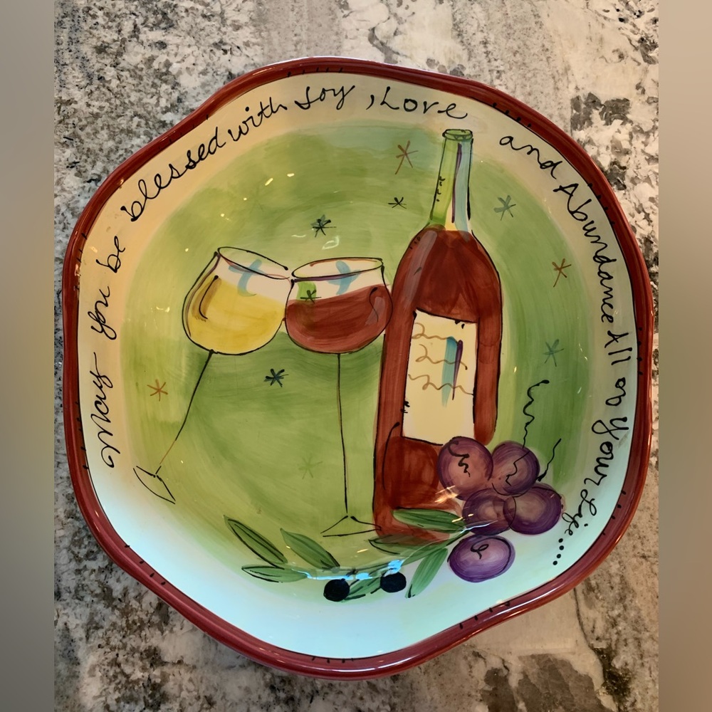 Julia Junkin Certified International large bowl